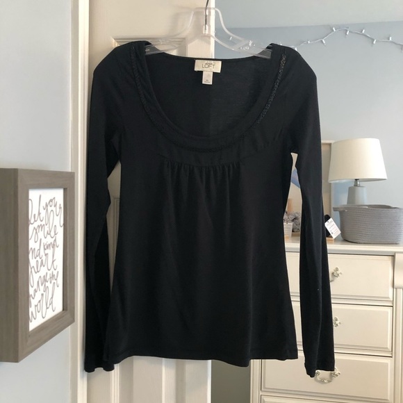 LOFT Tops - Loft Beaded Tee